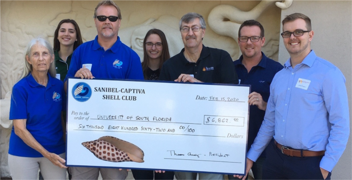San-Cap Shell Club awards grants to USF students