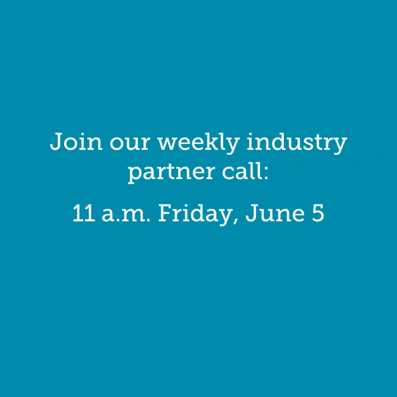 Join our weekly industry partner call