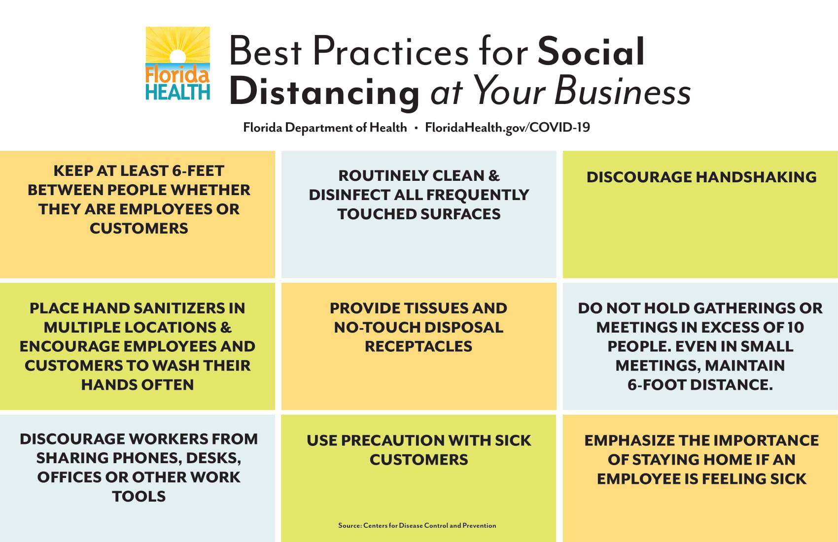 Best practices for social distancing at your business